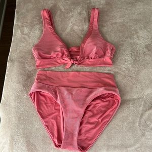 Becca by Virtue Textured High Waist Bikini